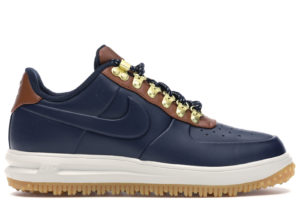 Nike  Lunar Force 1 Duckboot Low Obsidian Saddle Brown Obsidian/Saddle Brown-Light Bone-Obsidian (AA1125-400)
