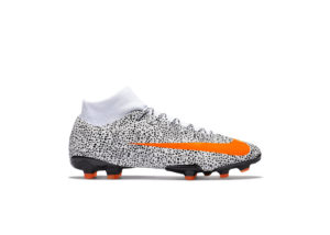 Nike Mercurial Superfly 7 Academy CR7 Safari MG White White/Black/Total Orange (CZ5853-180)