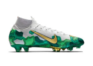 Nike Mercurial Superfly 7 Elite SE FG Kylian Mbappe Bondy Dreams Vast Grey/Electro Green-Lucid Green-Metallic Vivid Gold (CT1099-093)