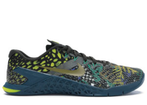 Nike  Metcon 4 XD Multi-Color Snake Sequoia/Desert Moss-Nightshade-Laser Fuchsia-Lucid Green-Bright Citron (BV1636-300)