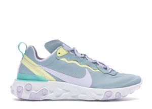 Nike  React Element 55 Ocean Cube (W) Ocean Cube/Amethyst Tint-Luminous Green (BQ2728-301)