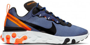 Nike  React Element 55 SE Midnight Navy Total Orange Midnight Navy/Total Orange-Summit White-Black (CI3831-400)