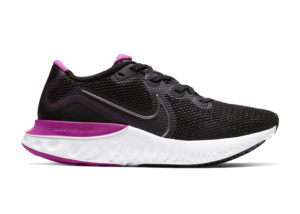 Nike Renew Run Black White (W) Black/White-Fire Pink-Metallic Dark Grey (CK6360-004)
