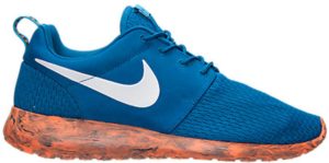Nike Roshe Run Marble Military Blue Orange Military Blue/White-Vivid Blue-Total Orange (669985-400)