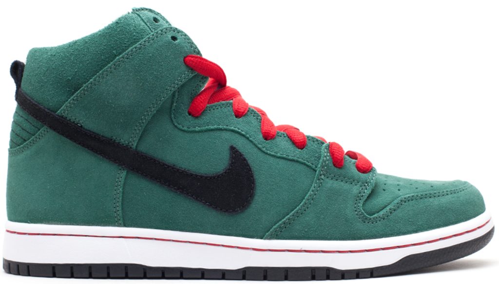 Nike SB Dunk High Heineken Black Forest/Black-White-Varsity Red (305050-300)