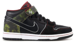 Nike SB Dunk Mid Nitraid Black/Black (350677-002)