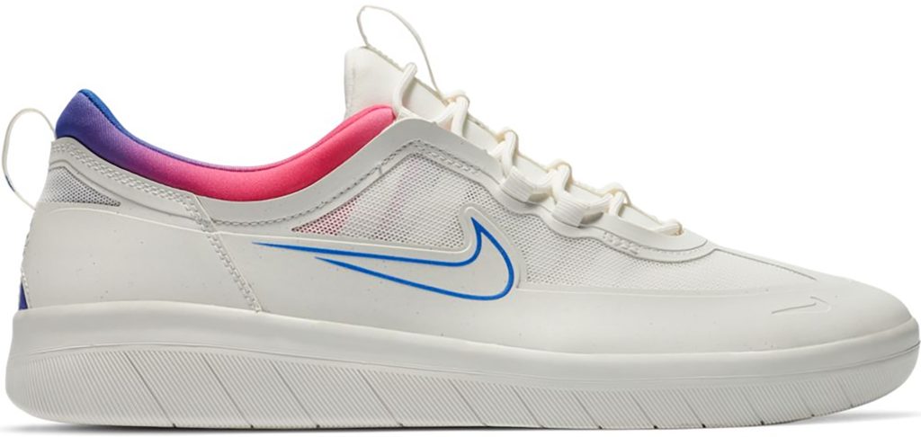 Nike SB Nyjah Free 2 Summit White Pink Blast Racer Blue Summit White/Pink Blast-Pink Blast-Racer Blue (CU9220-100)