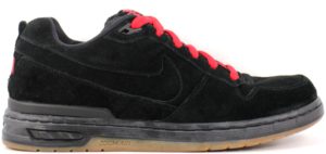 Nike SB Paul Rodriguez Black Gum (Red Tongue Tag) Black/Black-Gum (310802-001)