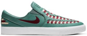 Nike  SB Zoom Stefan Janoski Slip RM Crafted Woven Bicoastal Bicoastal/Desert Sand-Team Red-Team Red (AR4883-300)