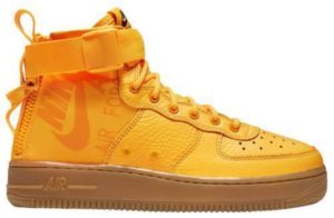 Nike  SF Air Force 1 Mid Odell Beckham Jr (GS) Laser Orange/Laser Orange-Gum Medium Brown (AJ0424-800)