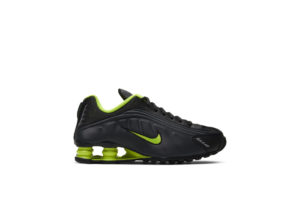 Nike  Shox R4 Black Volt (GS) Black/Anthracite/Metallic Silver (CW2626-002)