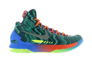 Nike  KD 5 What the KD Obsidian/Total Orange-Reflective Silver (598601-400)