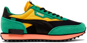 Puma  Future Rider Game On Black Green Yellow Puma Black/Amazon Green-Speed Yellow (371320-03)