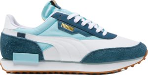 Puma  Future Rider Game On White Aquamarine Denim Puma White/Aquamarine-Dark Denim (371320-01)