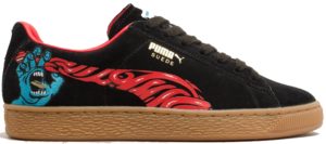 Puma  Suede Classic Santa Cruz Puma Black/High Risk Red (366321-01)