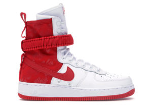 Nike  SF Air Force 1 High White University Red White/University Red-University Red (AR1955-100)