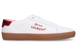 Saint Laurent Court Classic SL/06 Metallic Red White (6106490ZS70)