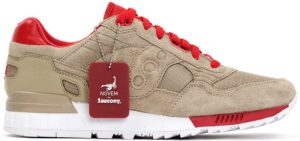 Saucony  Shadow 5000 BAU x The Distinct Life NOVEM Tan Grey/Red (70126-2)