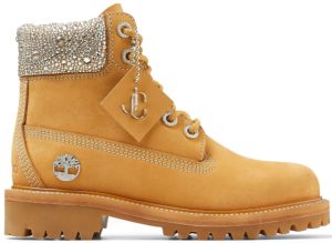 Timberland 6″ Jimmy Choo Premium Wheat Swarovski Crystal (W) Wheat/Crystal (TB0A4274231)