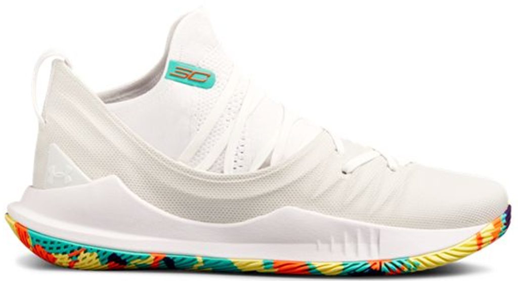 Under Armour Curry 5 White Confetti White/Multi (3020657-109)