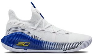 Under Armour  Curry 6 Dub Nation (GS) White/Royal-White (3020415-103)