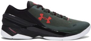 Under Armour UA Curry 2 Low The Hook Combat Green/Black/Red (1264001-994)