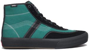 Vans Crockett High Quasi Skateboards Black Antique Green/Black (VN0A4VHT2ID1)