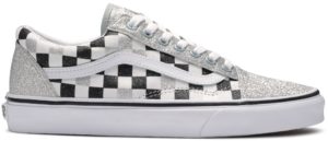 Vans  Old Skool Glitter Checkerboard (W) Silver/True White-Black (VN0A4BV5V3J)