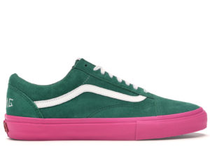Vans Old Skool Pro S Golf Wang Green Pink Green/Pink (VN0QHMF5G)