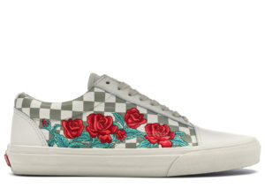 Vans Old Skool Rose Embroidery (White) Marshmallow/Turtledove (VN0A38G3QF9)