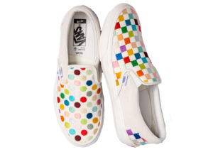 Vans  Classic Slip-On VLT LX Damien Hirst Polka Dot Checkerboard Polka Dot/Checkerboard (VN0A3QXYTF9)