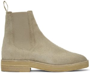 Yeezy  Chelsea Boot Thick Shaggy Suede Taupe Taupe (KM5005.038)