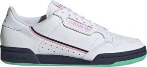 adidas  Continental 80 Cloud White Collegiate Navy (W) Cloud White/True Pink/Collegiate Navy (G27724)