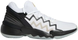 adidas DON Issue 2 White Black Gold Footwear White/Core Black/Gold Metallic (FU7384)