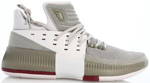 adidas Dame 3 West Campus Pearl Grey/Collegiate Burgundy/Trace Cargo (BW0326)