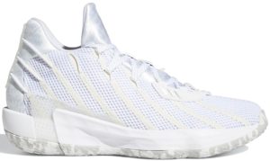 adidas Dame 7 I Am My Own Fan Cloud White Cloud White/Silver Metallic/Core Black (FY0158)