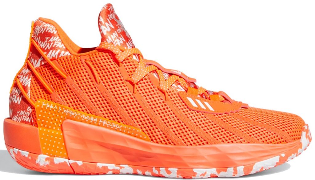 adidas Dame 7 I Am My Own Fan Solar Red Solar Red/Cloud White/Solar Red (FY0161)