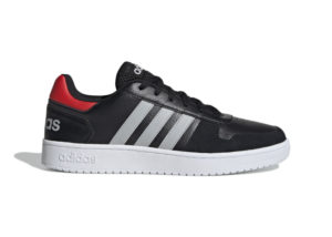 adidas Hoops 2.0 Core Black Core Black/Grey Two/Active Red (EE7800)