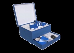 adidas  Micropacer Blue Suede Hamper Pack (Special Box) Blue/Blue (98340)