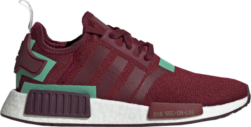 adidas NMD R1 Collegiate Burgundy Hi Res Green (W) Collegiate Burgundy/Collegiate Burgundy/Hi-Res Green (BD8007)