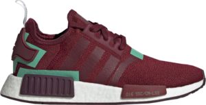 adidas NMD R1 Collegiate Burgundy Hi Res Green (W) Collegiate Burgundy/Collegiate Burgundy/Hi-Res Green (BD8007)