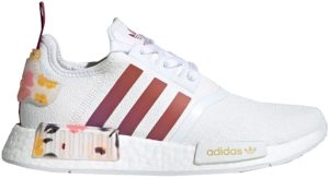 adidas NMD R1 HER Studio London (W) Cloud White/Power Berry/Gold Metallic (FX8110)