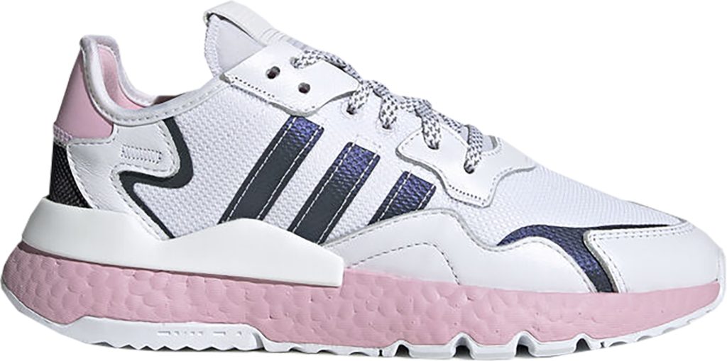 adidas Nite Jogger Cloud White True Pink (W) Cloud White/True Pink/Core Black (EG7942)