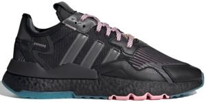 adidas Nite Jogger Ninja Core Black Core Black/Grey Five/Blue Glow (Q47198)