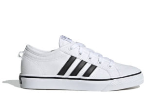 adidas  Nizza Cloud White (GS) Cloud White/Core Black/Cloud White (EF5140)