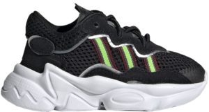 adidas Ozweego Core Black Solar Green (TD) Core Black/Solar Green/Onix (EE8293)