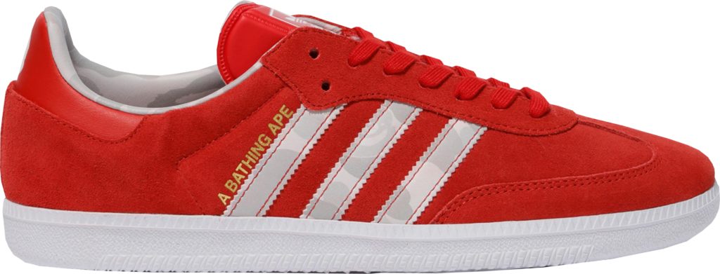 adidas Samba Bape Winning Collection Red/White/Grey (F36707)