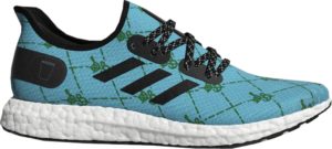 adidas  Speedfactory AM4 AM4SADELLE Blue Light Blue/Core Black/Raw Lime (EG7483)