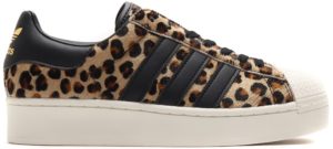 adidas  Superstar Bold Leopard Print (W) Desert/Core Black/Gold Metallic (FZ5264)