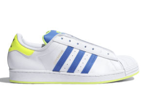 adidas Superstar Laceless White Blue Solar Yellow Cloud White/Blue/Soar Yellow (FV3020)